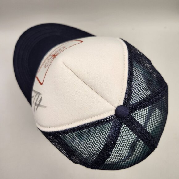 Tim Hurley Music Autographed Anchor Logo Navy White Trucker Hat Country Singer - Picture 9 of 12